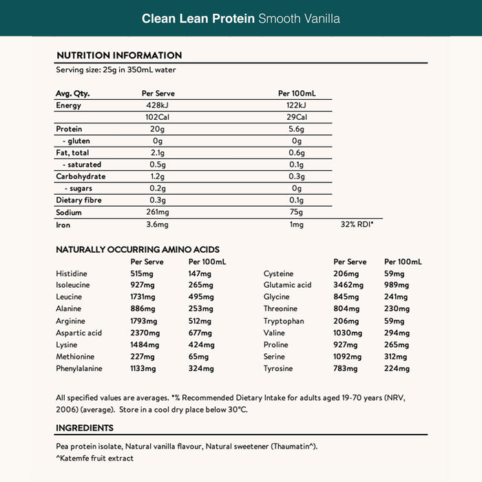 Nuzest Clean Lean Protein 500g Tub