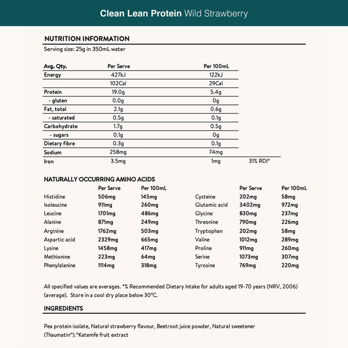 Nuzest Clean Lean Protein 500g Tub