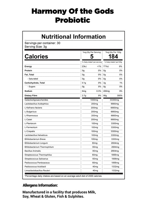 HERCULES Harmony of the Gods - Probiotic