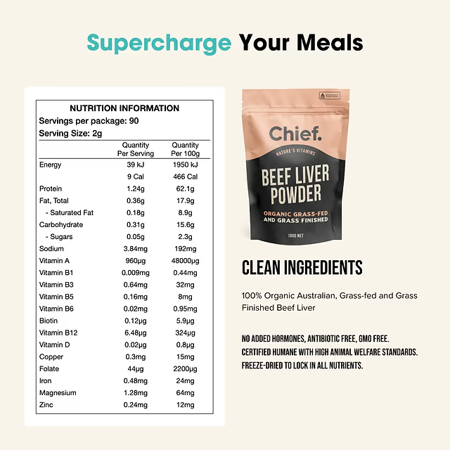 Chief Beef Liver Powder (180g)
