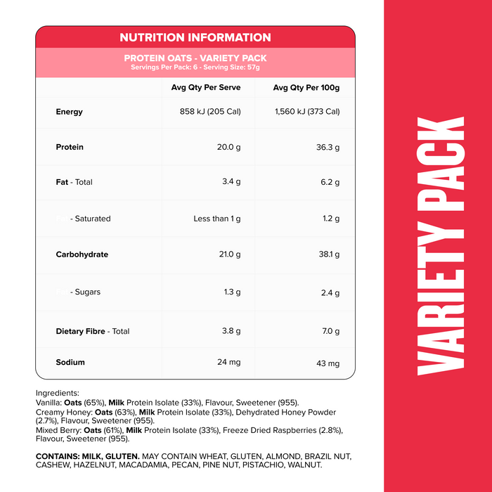 MUSCLE NATION PROTEIN QUICK OATS