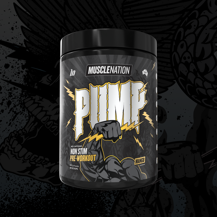 MUSCLE NATION PUMP PRE-WORKOUT (CAFFEINE FREE)