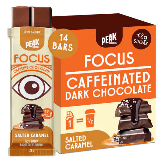 PEAK CHOCOLATE FOCUS Box of 14 bars
