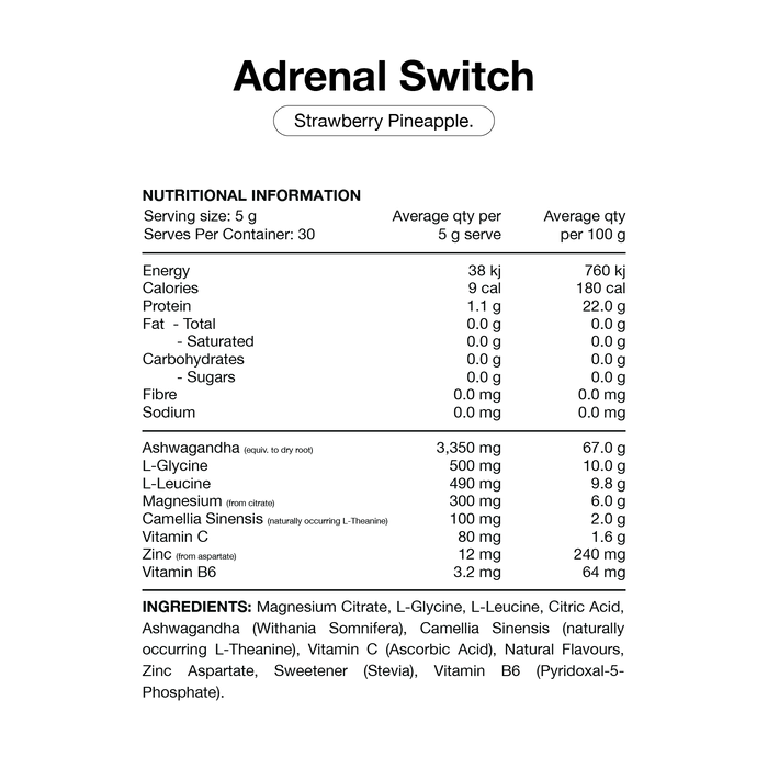 SWITCH ADRENAL MAGNESIUM SUPPORT (30 Serves]