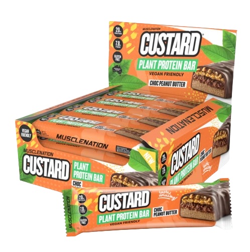 Plant Protein Custard Bars  (Box of 12)
