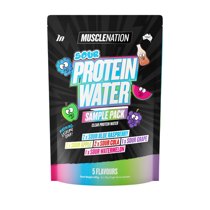 Muscle Nation PROTEIN WATER - Sour Sample Pack