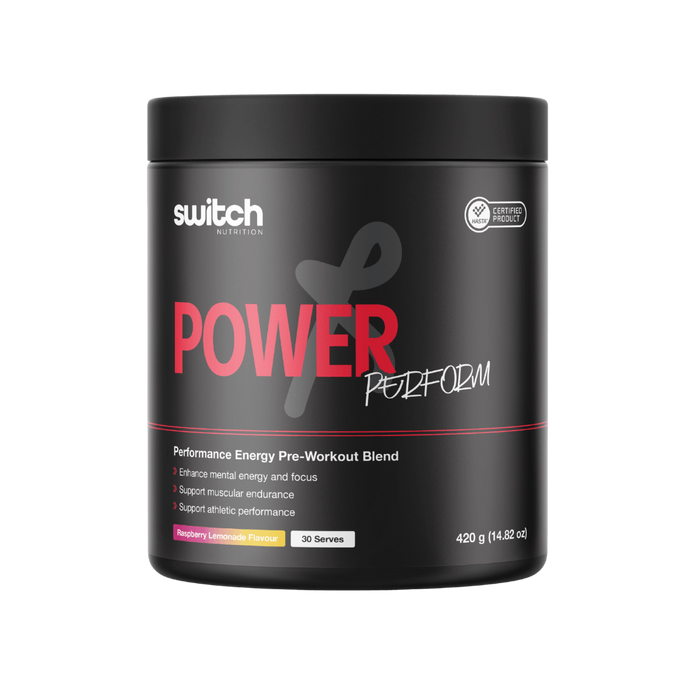 SWITCH Power Perform Pre-Workout - [30 Serves] HASTA Certified