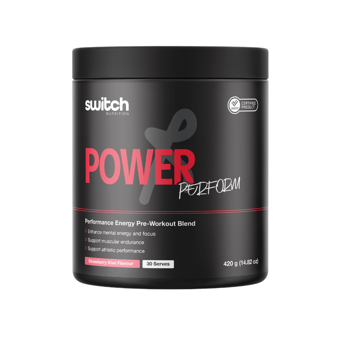 SWITCH Power Perform Pre-Workout - [30 Serves] HASTA Certified