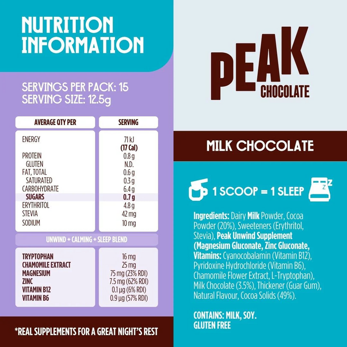 PEAK HOT CHOCOLATE 15 serves
