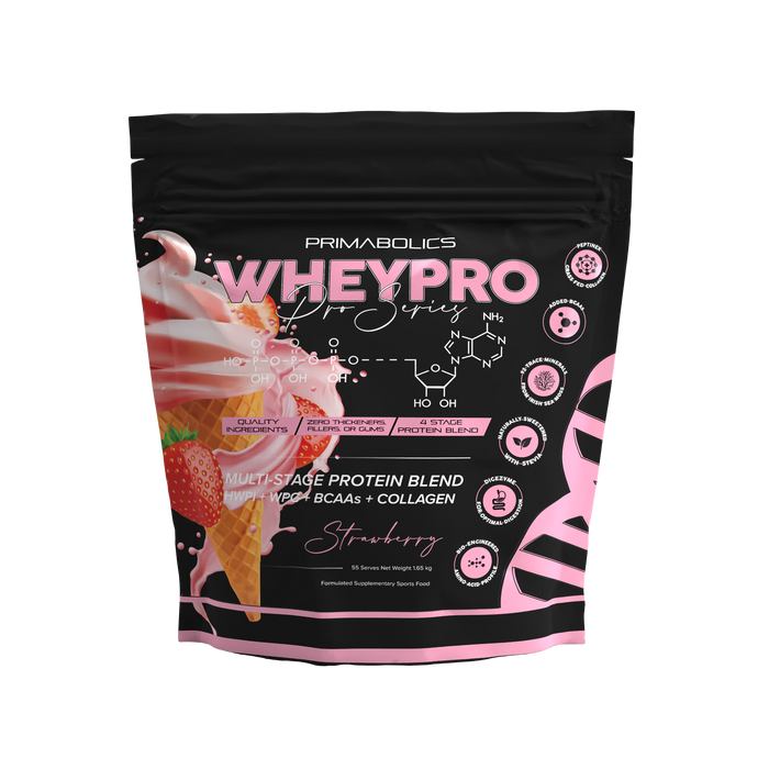 Primabolics WHEY PRO (PROTEIN BLEND WITH GRASS FED COLLAGEN) 55 SV BAG