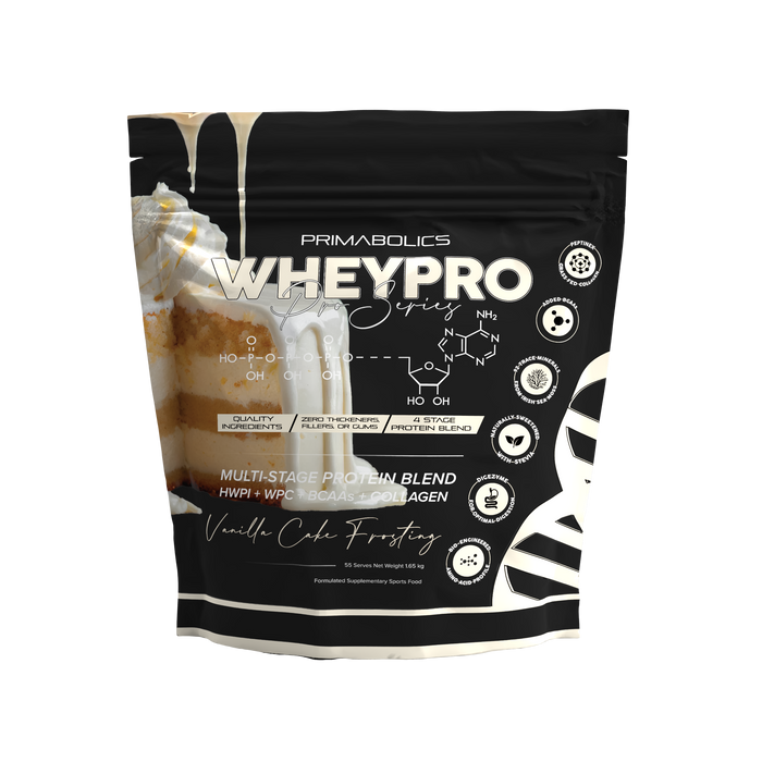 Primabolics WHEY PRO (PROTEIN BLEND WITH GRASS FED COLLAGEN) 55 SV BAG
