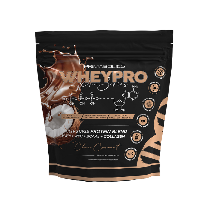 Primabolics WHEY PRO (PROTEIN BLEND WITH GRASS FED COLLAGEN) 55 SV BAG