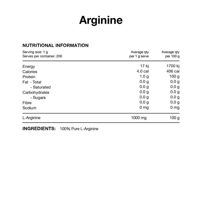 SWITCH Essentials - L-ARGININE [200 Serves]