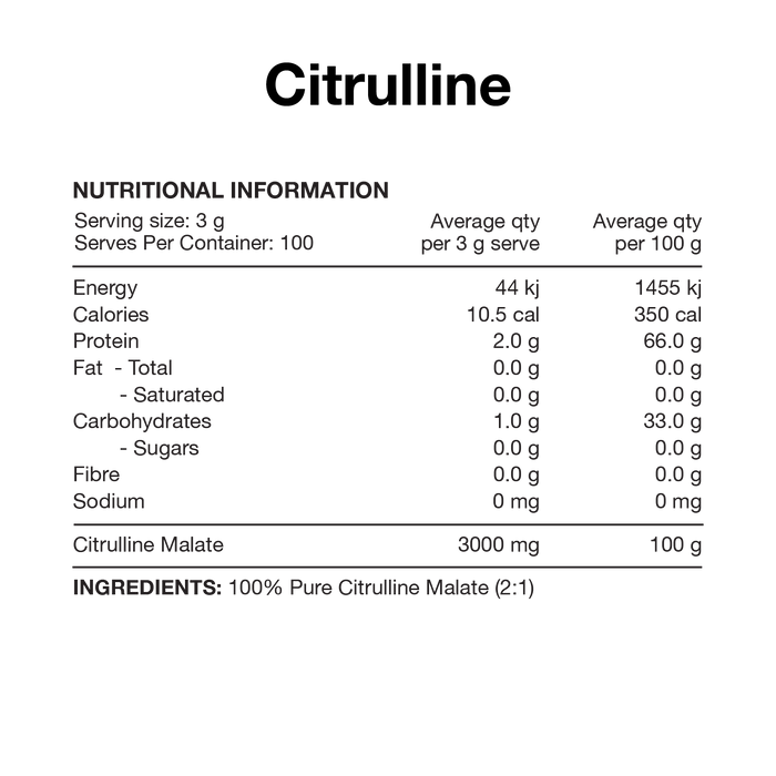 SWITCH Essentials - CITRULLINE [100 Serves]