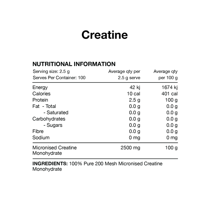 SWITCH Essentials - CREATINE MONOHYDRATE (multiple sizes)