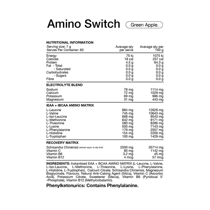 SWITCH Amino - [60 Serves]