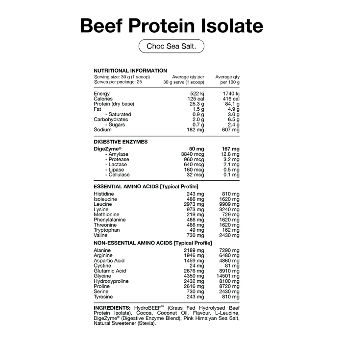 SWITCH Beef Protein Isolate [25 Serves]