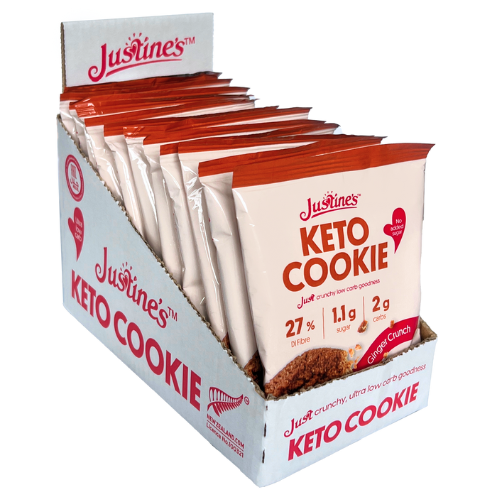 Justine's Keto Crunch Cookie 40g Box of 12