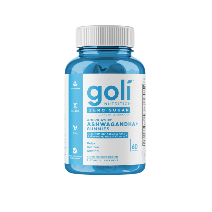 GOLI ASHWAGANDA GUMMIES - Zero Sugar