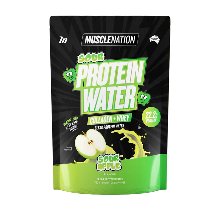 MUSCLE NATION SOUR PROTEIN WATER