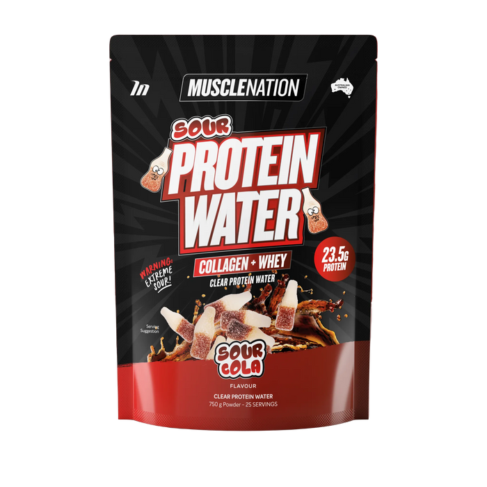 MUSCLE NATION SOUR PROTEIN WATER
