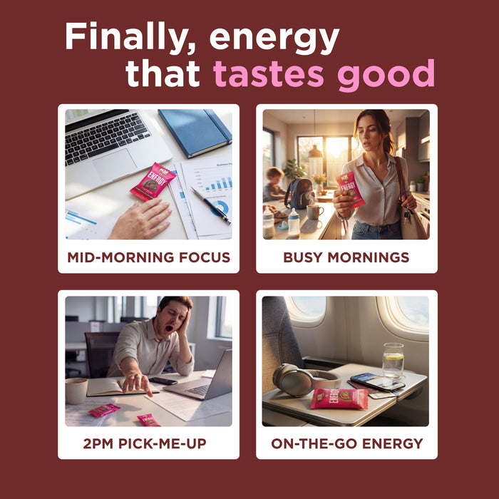 PEAK CHOCOLATE ENERGY BITE (15g) – Shelf Display Box (20 Units)