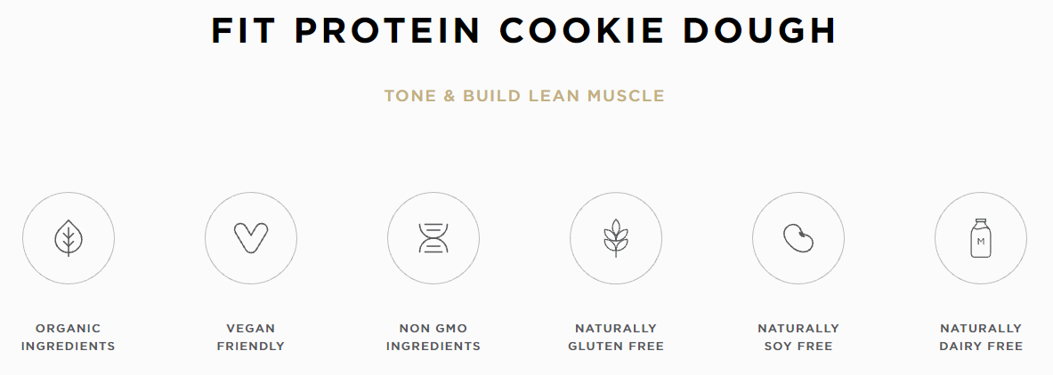 Tropeaka Fit Protein Cookie Dough Flavour